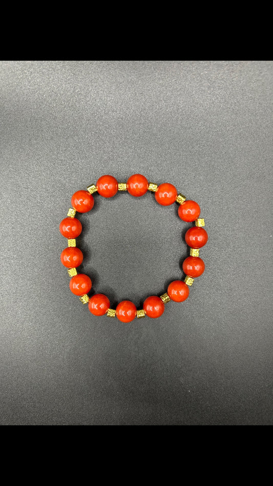 Crown Healing Crystal Bracelet, Natural Gemstone Bracelet, Birthday Gift, Bracelets for Women