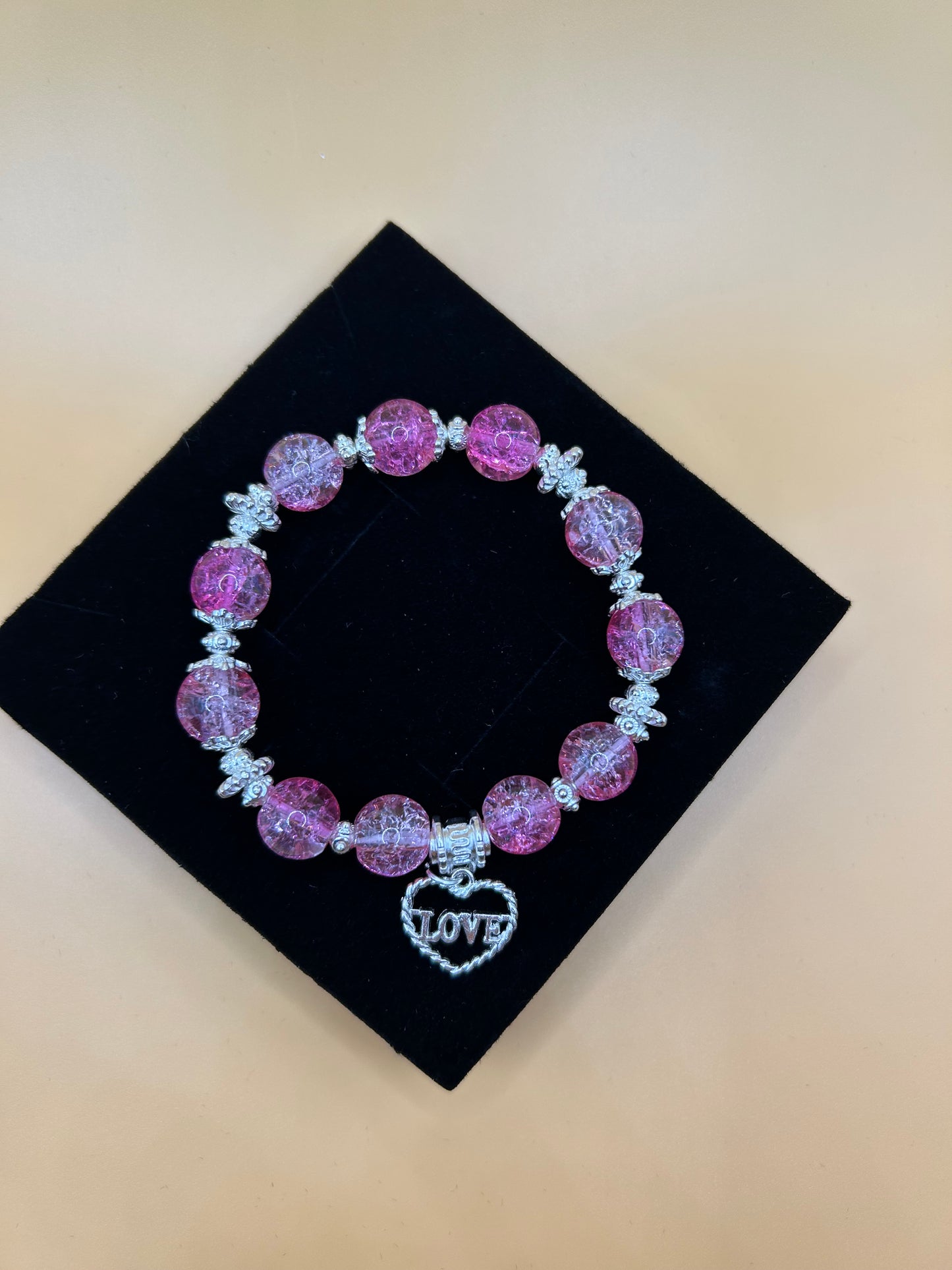 Love Healing Crystal Bracelet, Natural Gemstone Bracelet, Birthday Gift, Bracelets for Women
