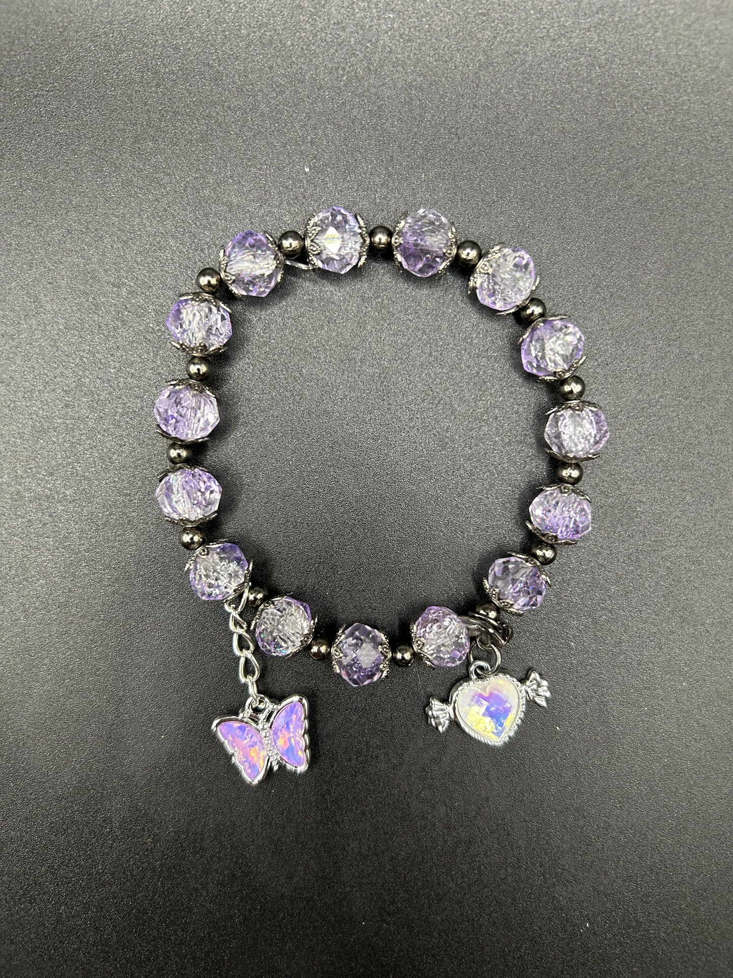 Crown Healing Crystal Bracelet, Natural Gemstone Bracelet, Birthday Gift, Bracelets for Women